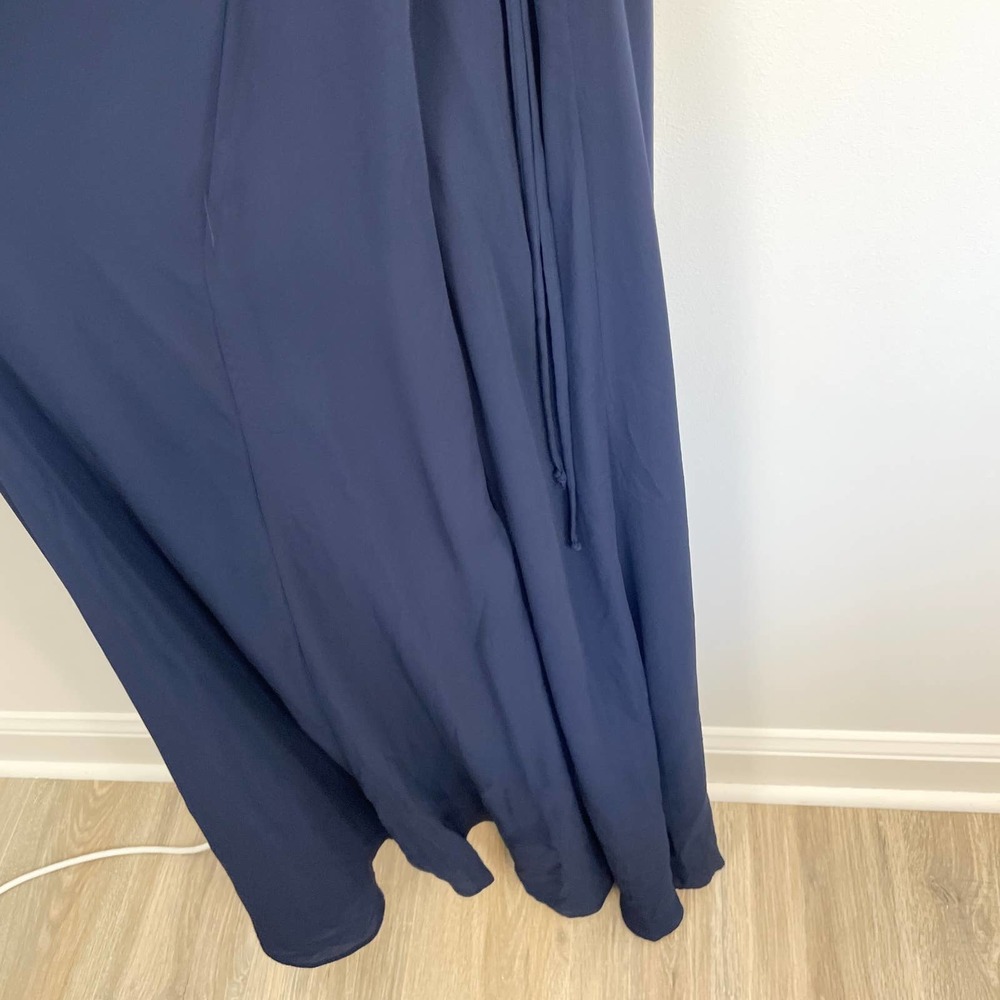 Show Me Your Mumu Rich Navy Crisp Godshaw Goddess Gown Size XXS NWT - Picture 9 of 13